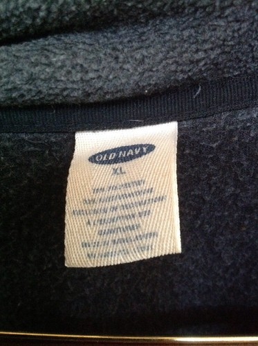 OLD NAVY PERFORMANCE FLEECE LANGARM PULLOVER JACKE XL GRAU/SCHWARZ - Bild 7 von 12