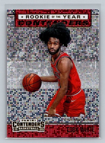 2019-20 Panini Contenders #7 Coby White Rookie of the Year Contenders - Picture 1 of 2