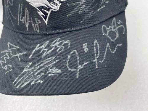 AUTOGRAPHED SAN JOSE SHARKS HAT JR. SHARKS JOE THORTON PAVELSKI HURTL COUTURE - Picture 3 of 14