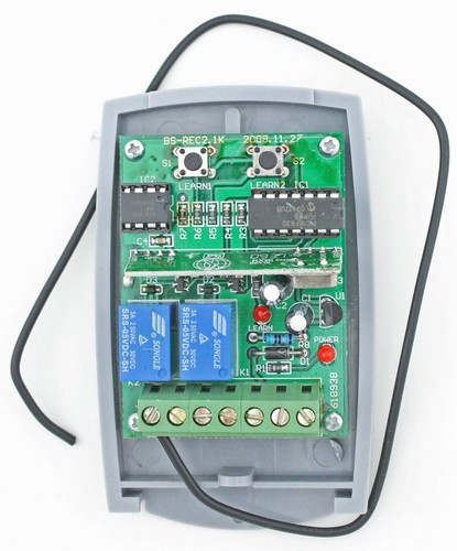 ATA PTX4 Compatible Add-on Garage/Gate Receiver Stand Alone 433.92 MHz - Zdjęcie 3 z 5
