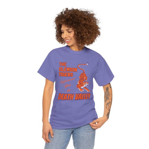 Clemson Tigers T-Shirt, Death Valley Football Tee, Game Day Shirt, Sports Fan - Picture 1 of 100