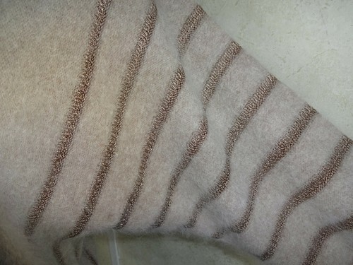 Maglione donna vintage anni 80 90 grande stella marrone misto angora M perline Corea - Foto 3 di 7