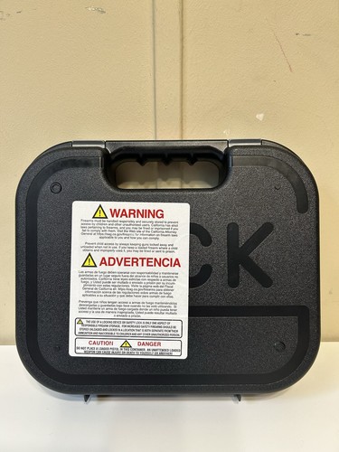 GLOCK 17 19 20 21 23 26 27 29 43 45 X OEM Black Factory Gun Carrying Case Box - Bild 2 von 4