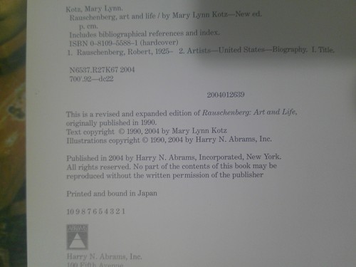 Rauschenberg by Mary Lynn Kotz – Autographed w/ Handwritten Notecard to Friends - Picture 8 of 10