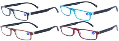 Lesebrille/Halbbrille HALF-LINE + Federscharnier 1,00/1,25/1,50/1,75/2,00/2,25..