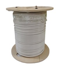 75 OHM Series 6 Coax Cable, 18 AWG, 150 FT, (1829AC 009 - White)