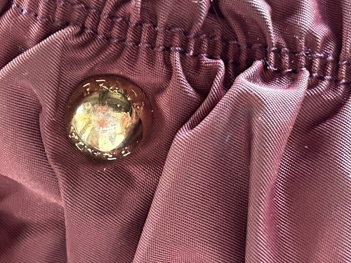 Bolso de hombro PRADA de nailon y cuero bidireccional púrpura profundo - Imagen 15 de 22