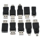 10er Set USB OTG auf Micro USB-Adapter Konverter OTG-Adapter Wandler On-the-Go