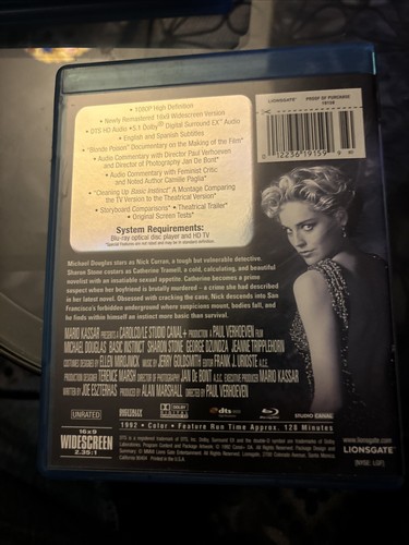Basic Instinct (Blu-ray, 1992) - Picture 2 of 4