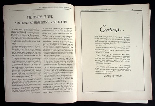 San Francisco Horsemen's Association CA Souvenir Program 1947 Horse Equestrian - Picture 5 of 11