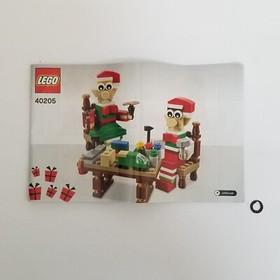 LEGO 40205 Christmas Seasonal Holiday Elves Workshop with Manual &  No Box