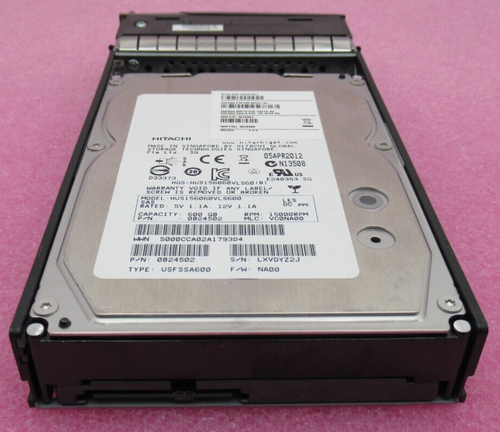 NetApp X412A-R5 600GB 3.5" 15K SAS Hard Disk Drive SP-412A-R5 108-00227 - Picture 2 of 5