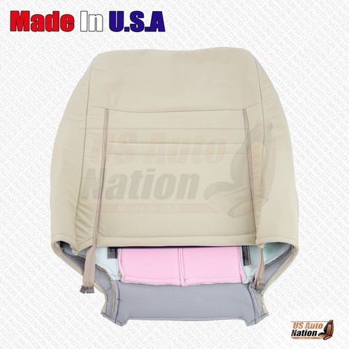 2007 - 2014 Ford Expedition XLT Driver Passenger Cloth Seat Cover Camel Tan - Picture 5 of 14
