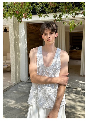 Men's Summer Sleeveless Vest Loose Pullover Casual Top Slimming Fit Shirts Tops - Picture 23 of 24