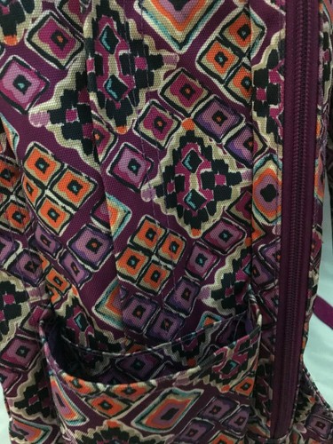Vera Bradley Dream Diamond lighten up backpack with laptop sleeve - Picture 6 of 9
