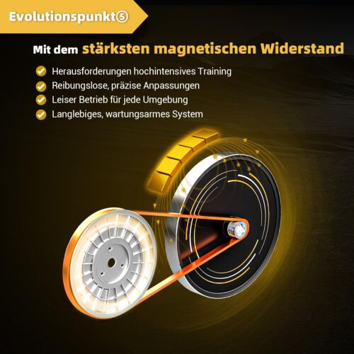 2025 NEU Heimtrainer Fahrrad mit App CHAOKE Profi Ultra-Leiser Ergometer Heim... - Bild 8 von 8