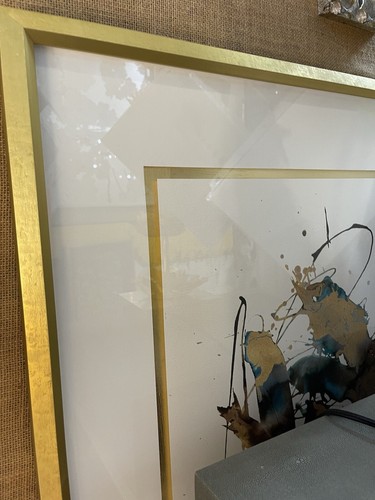 John-Rlchard Collection Floating Metallic Golds "Flow From Flood" Wall Art - Bild 7 von 8