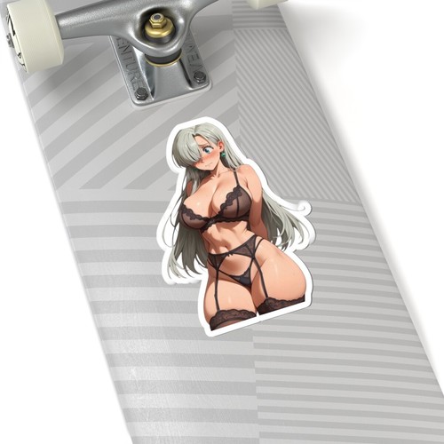 Adult Anime Fan Inspired Waifu Sticker (Add More From My Shop For 0.10 Shipping) - Picture 12 of 13