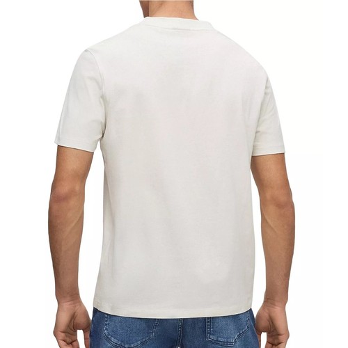 Hugo Boss Men's HUGO Dalbula Iconic Logo Faded Graphic T-Shirt Lt Pastel Green - Picture 2 of 2