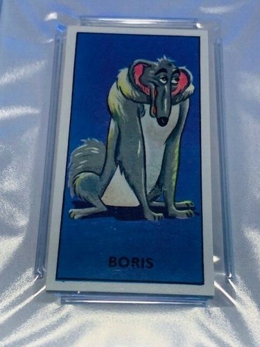 Walt Disney Tobacco Card 1957 Barratt Characters PSA 9 Lady Tramp #19 Boris Wolf - Picture 3 of 5