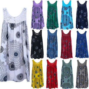 Women-039-s-Boho-Summer-Beach-Dress-Evening-Party-Cocktail-Mini-Maxi-Tunic-Sundress