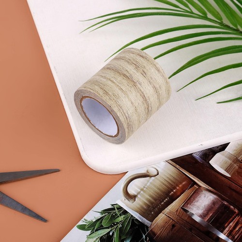 2.2 Inch x 15Ft Wood Grain Repair Tape Self-Adhesive Duct Tape for Tables Doors - Picture 2 of 7