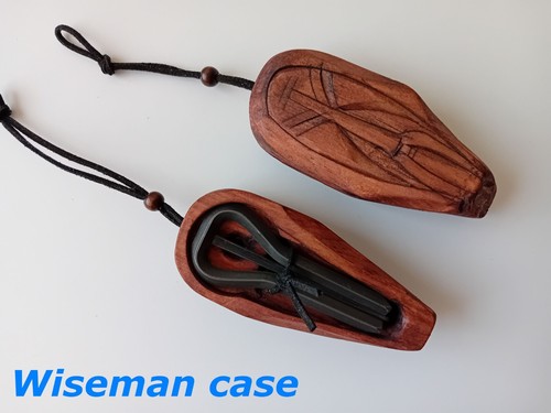 Tatar jaw harp (kubyz) - Big, black, professional quality. Keys: D2-D#2. - Picture 6 of 7