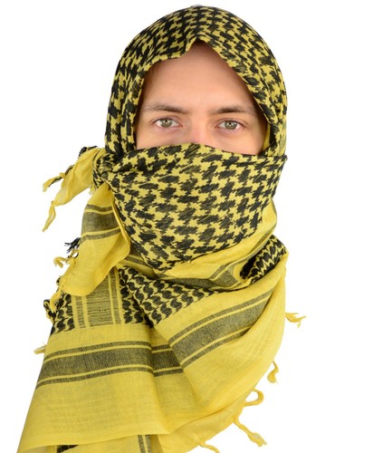 "Sciarpa militare Mato & Hash JUMBO Shemagh 100% cotone deserto Keffiyeh avvolgente 75X38" - Foto 6 di 21