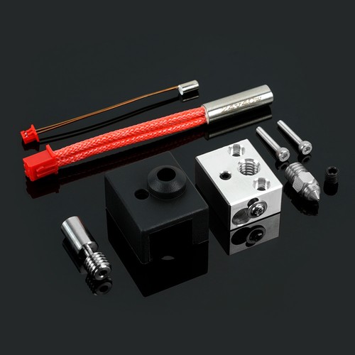 Extruder Upgrade Heater Block Kit High Temperature 300℃ with Titanium Alloy S5S6 - Picture 3 of 12
