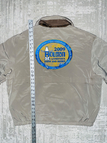 Giacca con logo HL&R HOUSTON 2009 scrofa bestiame e RODEO USATA L - Foto 12 di 21