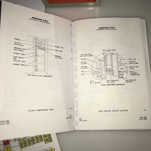 Boeing 737 Maintenance Manual - Microfilm Cartridge 737-300 Avionics System Lot - Picture 6 of 13