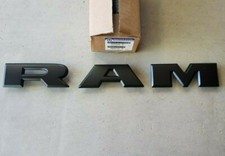 2019-2024 Dodge Ram 2500,3500 Heavy Duty Flat Black Grille N/Plate Letters,OEM