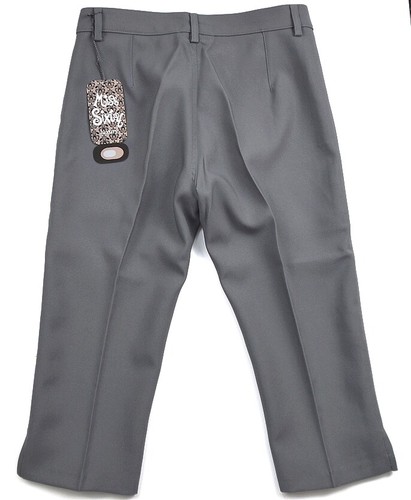 Miss Sixty Donna 3/4 Business Pantaloni Skinny Capri Estate Slim Fit Grigio - Picture 2 of 7