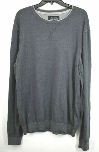 Report Collection Mens Expose Seam Crew Neck Sweater Knit Construction - Picture 3 of 3