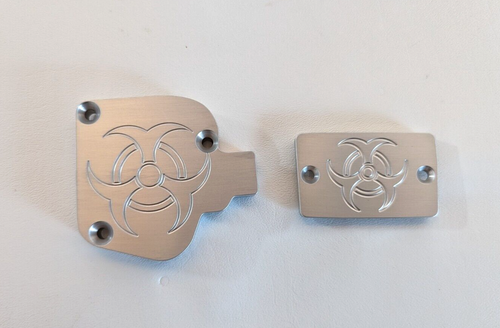 YAMAHA BANSHEE THROTTLE TOP & FRONT BRAKE RES TOP - BIO HAZARD - Picture 3 of 5
