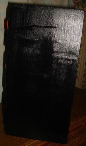 GABINETE CAJÓN FRESA 7 PECHO NEGRO 11"" X 11"" MADERA ARTESANAL - Imagen 4 de 5
