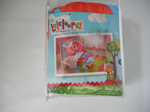 4 pcs Lalaloopsy /"PICKLES B.L.T/" Toddler Bed Set ~ Quilt and Toddler Sheet Set