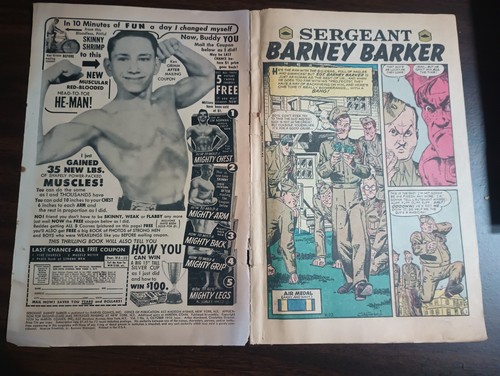 Sergeant Barney Barker #2 1956 Atlas Comics Stan Lee Sehr guter Zustand 10 Cent - Bild 4 von 7