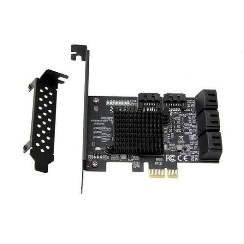 PCIe PCI Express to SATA3.0 8-Port SATA III Expansion Controller Adapter Card 6G - Zdjęcie 6 z 10