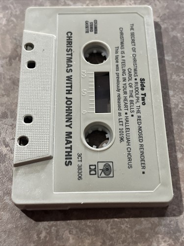 Johnny Mathis Christmas With (Cassette) ****TESTED**** - Picture 4 of 6