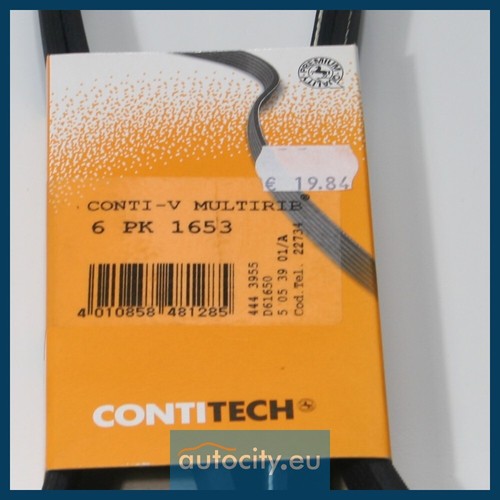 ContiTech 6PK1653 Courroie trapezoidale a nervures - Photo 2/2