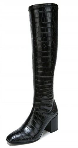 Franco Sarto Womens Tribute Croco-Print Knee-High Boot 70% OFF $170.00 MSRP - Picture 5 of 8
