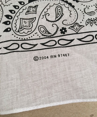 Lot of 16 Brand New 22" COTTON PAISLEY BANDANAS VARIOUS COLORS - Picture 5 of 6