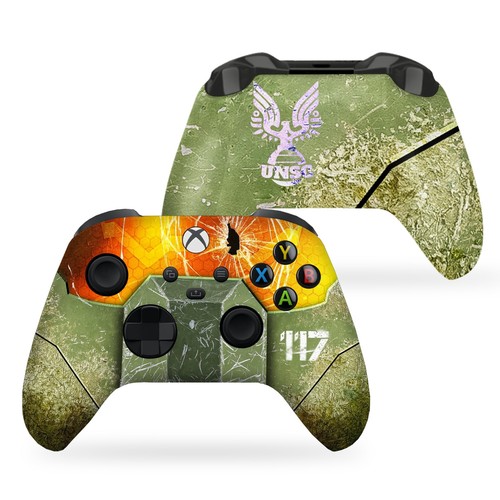 Halo Master Cheif Xbox Wireless Controller -Hydro-Dip Moded -Xbox One/Series X/S - Picture 9 of 15