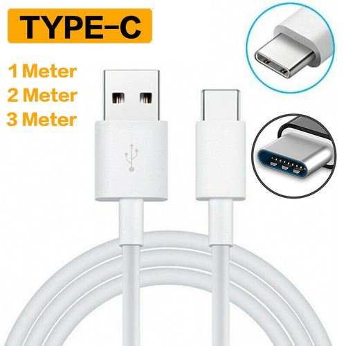 CÂBLE DE DONNÉES USB TYPE-C TYPE C CHARGE RAPIDE POUR SAMSUNG S10 S20 S21 S22 S23+ - Photo 1 sur 3