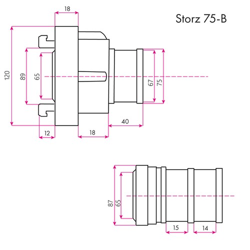 EBERTH Feuerwehrschlauch Flachschlauch Storz Kupplung, Schlauch 10-30m und 1"-3" - Bild 7 von 34