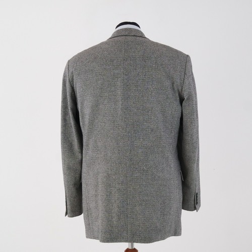 Mens Grey Cashmere Blazer 42L STRELLSON Wool Sport Coat Vintage Jacket - Picture 6 of 14