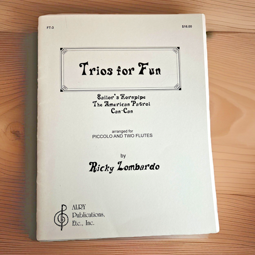 Trios for Fun ~ 2 Flöten und 1 Piccolo ~ Ricky Lombardo ~ Alry