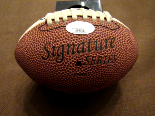 FRANCO HARRIS PITTS STEELERS HOF SIGNED AUTO PEPPERIDGE FARM MINI FOOTBALL JSA - Picture 3 of 3