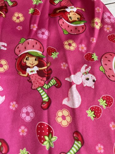 RARE Strawberry Shortcake Girls 2 Piece Pajamas Set Sz 6 Vibrant Pink Cats 2013 - Picture 14 of 21